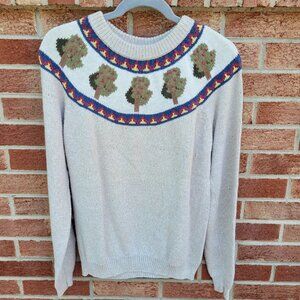 Vintage Northern Reflections Knit Sweater Women's Size Medium 90's vibes Teacher